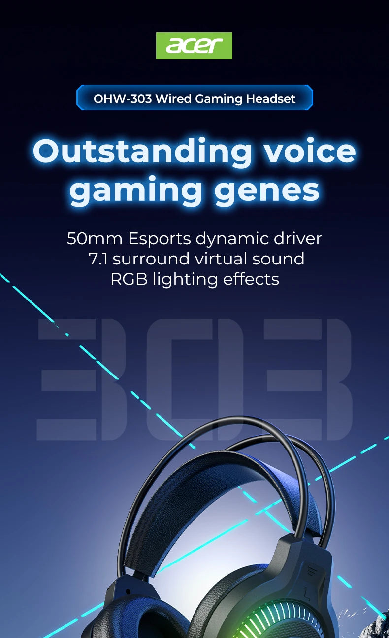 RGB Cool Lighting Wired Earphones Low Latency Headphones with Mic Breathable Comfortable Earbuds Surround Sound Effects for Game