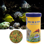 NEW Fish Food Pellets Small Ornamental Fish Growth Mini Pellet Balanced Diet High Protein Spirulina Color Enhanced Formula