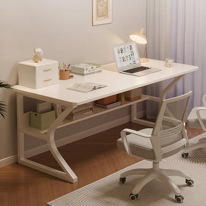 80x50cm Gaming Desk Metal Frame Modern Home Office Table Study Writing Desk Workstation Work Table for Bedroom Office Gaming Room
