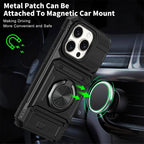 Case For Samsung S24 S23 Ultra Plus FE A14  A15 25 35 55 Magnetic Rotated Ring Kickstand Heavy Duty Drop Protection Wallet Cover