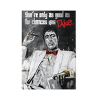 Portrait Art Canvas Painting Movie Graffiti Tony Montana Poster and Prints Wall Art Picture for Living Room Home Decor Cuadros