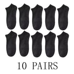 5/10-Pack Unisex Comfort-Fit Ankle Socks For All, Breathable & Lightweight - Ideal For Sports & Daily Wear