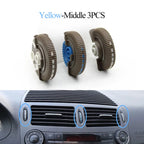 2/3PCS Set Car Front Air Conditioning AC Vent Rolling Wheel For Mercedes BENZ E Class W211 E200 E300 E230 E260 E280 2003-2008