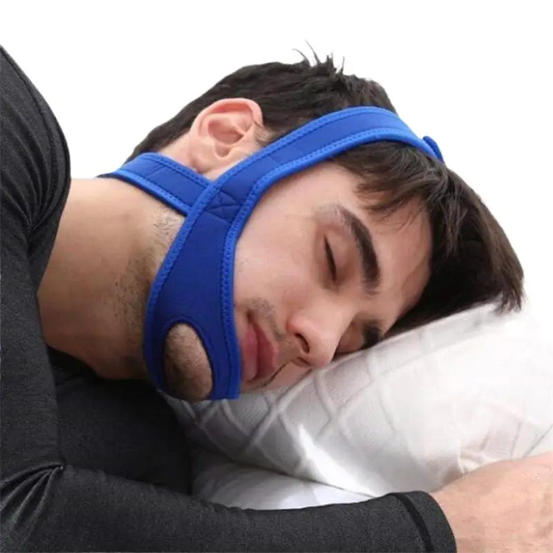 1Pcs Anti Apnea Jaw Solution Sleep Support Apnea Belt Neoprene Anti Snore Stop Snoring Chin Strap Belt Adjustable Tool〔DD329〕