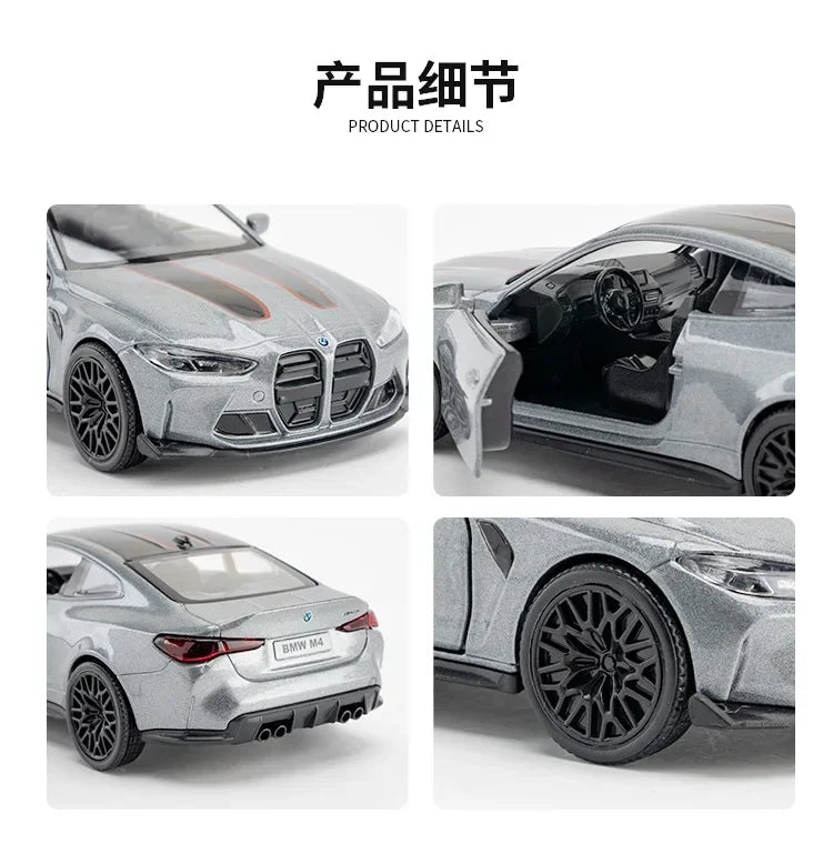 1:36 M4 CSL Sports Car Metal Toy Alloy Car Diecasts & Toy Vehicles Car Model Model Car