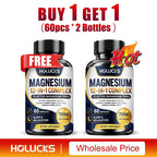 Magnesium 12-IN-1 Complex Capsules - Bone & Heart Health Supplement, Sleep Support,Muscle Relaxation,Stress & Anxiety Relief