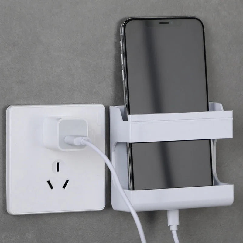 Multifunctional Wall Mounted Organizer for Remote Controls and Mobile Phones