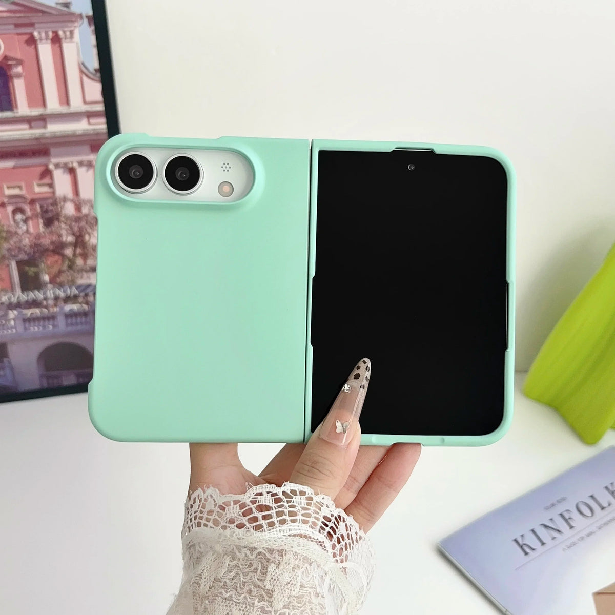 New Luxury Matte Ultra Thin Candy Color Phone Cases for Apple IPhone 18 Fold Ultra 2026 Silm Skin Feel Shockproof PC Hard Cover