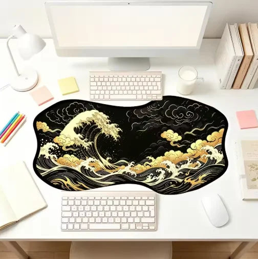 Extremely Gaming Mouse Pad Laptop Pad Oversized Office Desk Mat Dark Wind Non-Slip Lock Edge Thickened Soft Mats