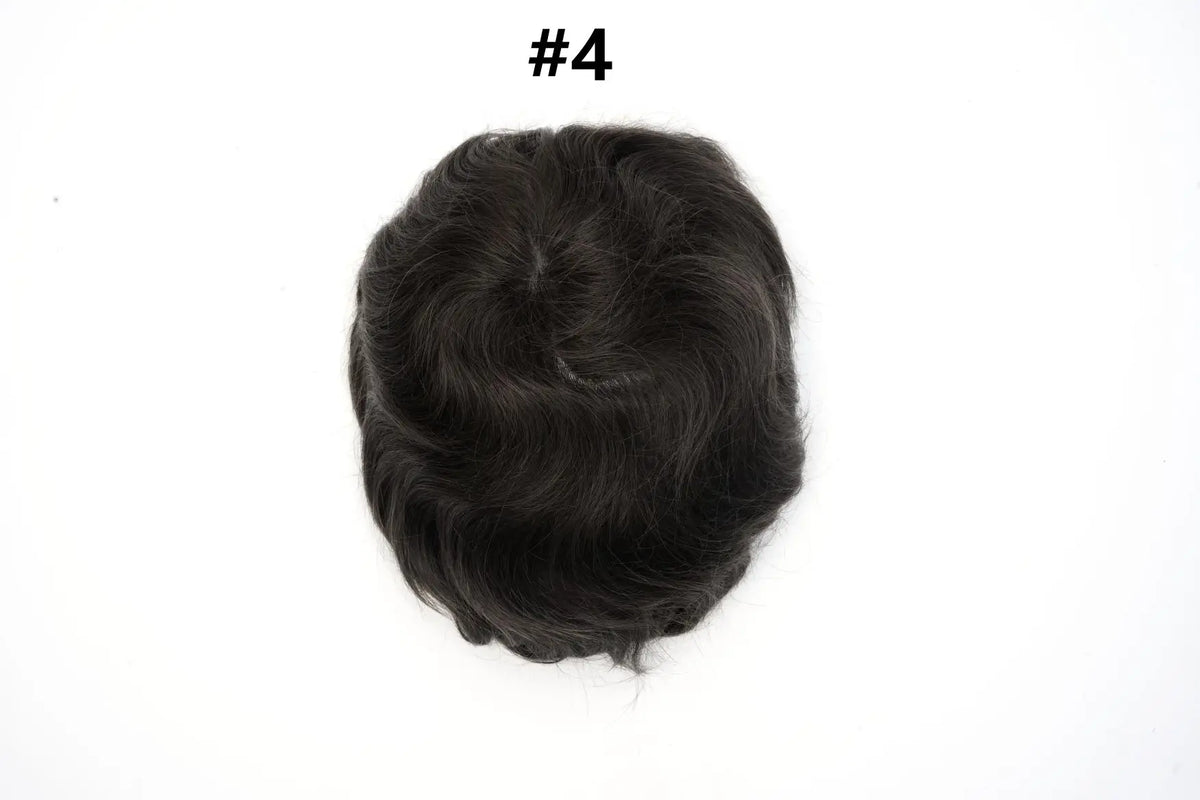 Os21 0.03-0.04mm NG Clearance Thin Skin Toupee Capillary Prothesis Hair Piece For Men Hair Replacement System V Loop Men Toupee