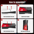 PS5 Slim Faceplate with Cooling Vent – Disc & Digital