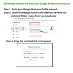 N-tag 215 Crad for Google Review NFC station table NFC 13.56Mhz programmable Reviews display bending card