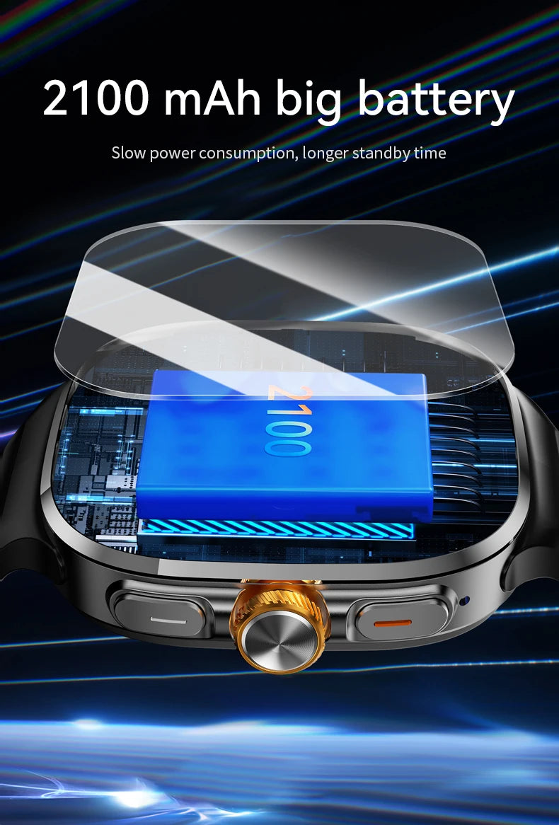 M99 Mini New Package 2.29inch Amoled Smartwatch 5G LTE Android Smart Watch With Rotary Camera GPS WIFI Sim Card Slot 2100Mah