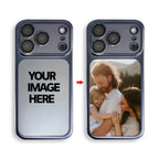 Custom Photo Picture Case for iPhone 18 17 Pro Max 16 15 14 13 Plus Air Matte PC Plating Camera Protector Couple Family UV Print