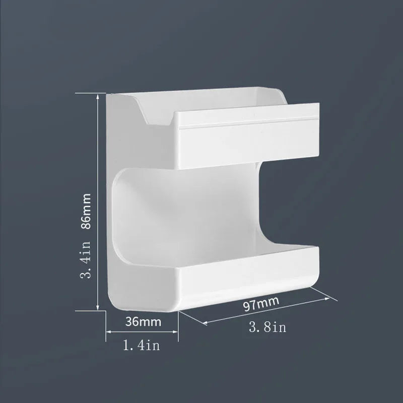 Multifunctional Wall Mounted Organizer for Remote Controls and Mobile Phones