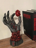 Creativity Demon's Berserk Divine Hand Statue - Gothic Halloween Decor, Anime Horror Collectible Resin Art with Bone Details han
