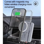 30W Magnetic Car Wireless Chargers Air Vent Clip Phone Holder for iPhone16 15 14 13 12 Pro Max Macsafe Car Charger Fast Charging