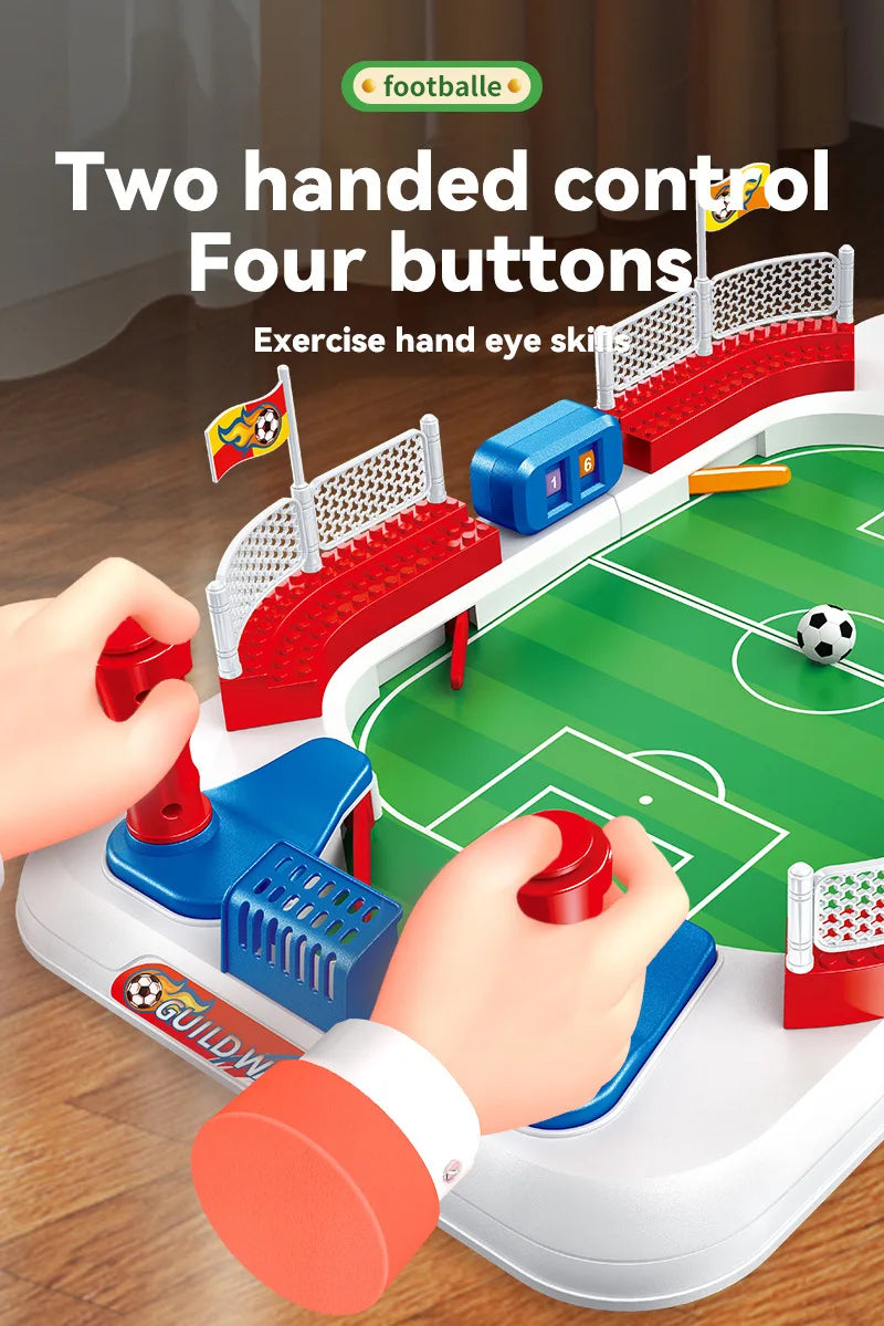 Tabletop Soccer Board Games Toy Outdoor Indoor Portable Multigame Tabletop Desktop Football Machine Competive Toys for Boys