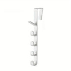 1pc Bedroom Door Hanger Clothes Hanging Rack Over The Door Plastic Home Storage Organization Hooks, Purse Holder For Bags Rails