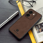 Case for Huawei Honor X6e 4G Built-in Car Magnetic Leather Shockproof Hard Phone Cases for Honor X6 E X6E Back Cover Fundas