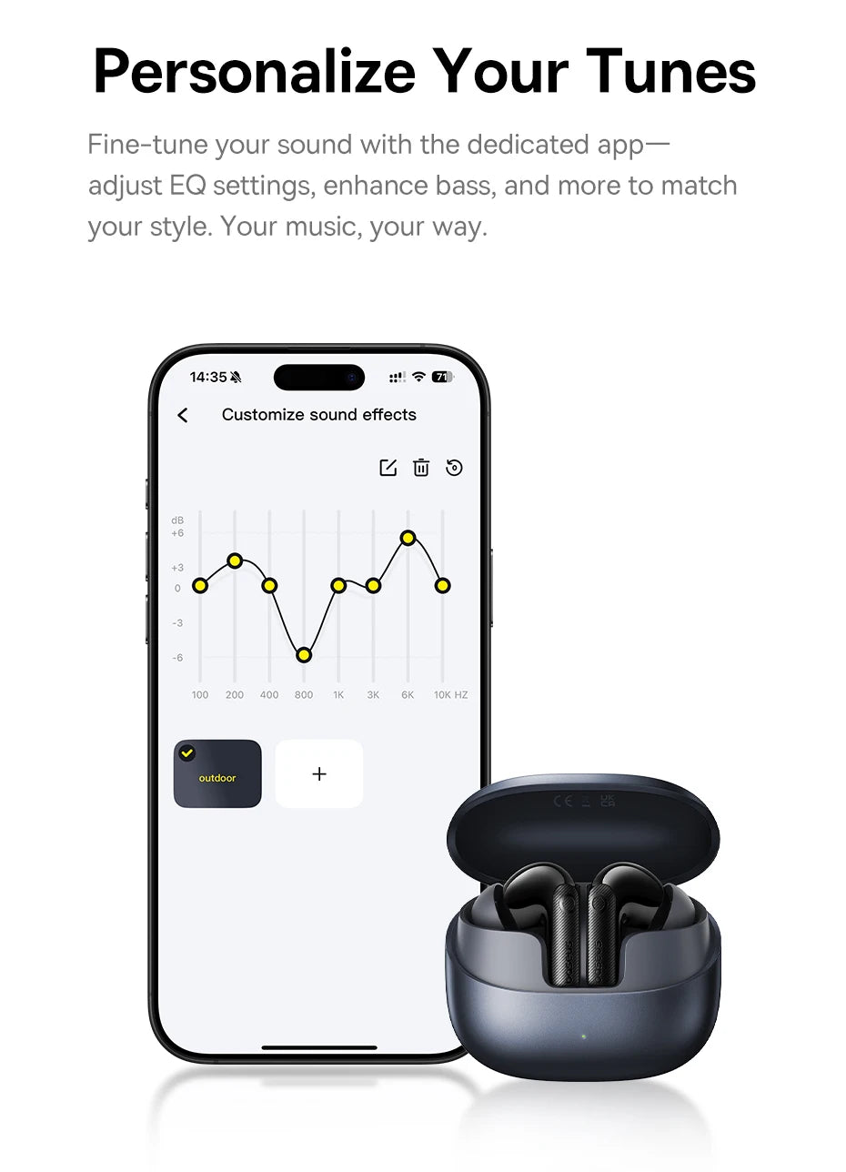 Baseus EP10 Pro ANC Wireless Earbuds Bluetooth 6.0 LDAC Hi Res IP55 12H 55H