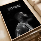 Athlete Inspirational Quotation Poster Home Gym Football Basketball Prints Wall Stickers Paintings for Home Living Room Decor