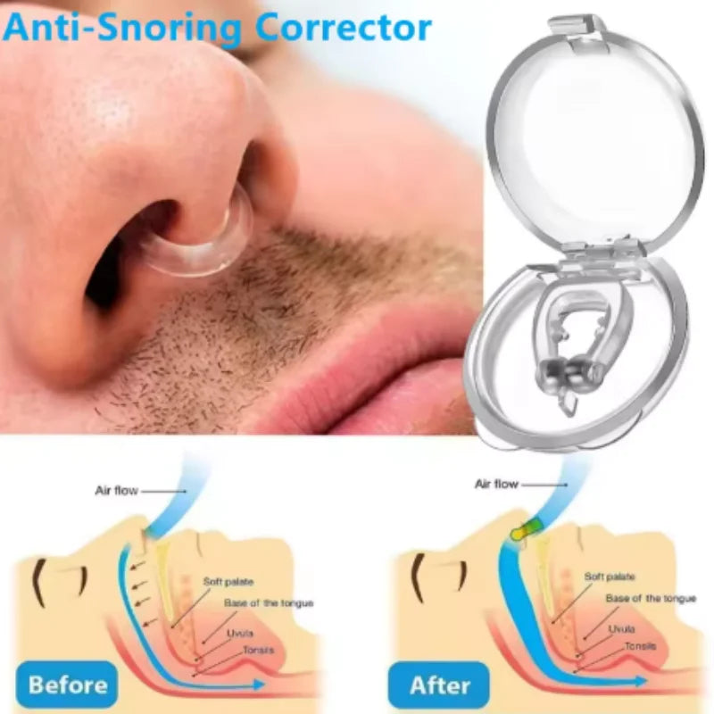 Magnetic Nose Clip Anti Snoring Device For Easy Breathing And Better Sleep