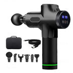 Fascial Massage Gun Electric Percussion Pistol Massager Body Neck Back Deep Tissue Muscle Relaxation Massage Gun Fitness