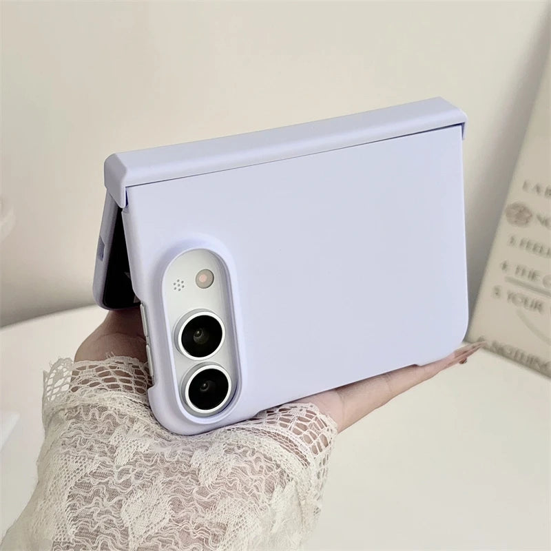 Luxury Dopamine Candy Color Matte Phone Case For iPhone Duo Fold Hinge Protection Ultra-thin Hard PC Cover For iPhone Duo Ultra
