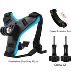 Motorcycle Helmet Chin Strap Mount for GoPro Hero 13 12 11 10 9 8 DJI Osmo Insta360 SJCAM SJ4000 AKASO Action Camera Accessories
