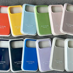 Original Official Silicone Case For iPhone 17ProMax 16 13 12 15 14 Pro Phone Cases For iPhone 16 13Pro 17 11 14 15 Pro Max Cover