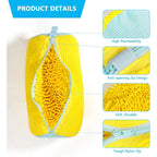 Shoes Washing Bag Laundry Bag Padded Shoe Protector Fluffy Fiber Polyester Laundry Wash Bag Machine Washable Organizer