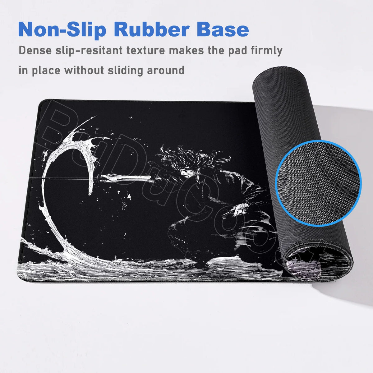 New HD Printing Miyamoto Musashi Vagabond Manga Mousepad Large Gaming Compute XXL PC Keyboard Mouse Mat Non-slip Rubber Desk Mat