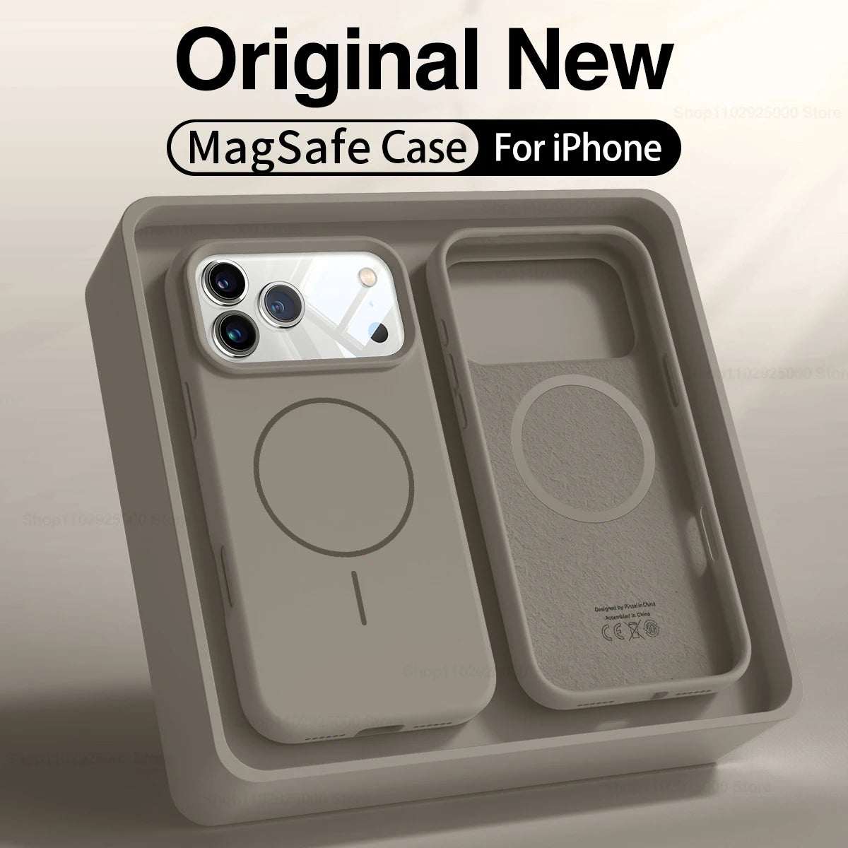 Magnetic Original Liquid Silicone Case For iPhone 13 14 15 16 17 18 Pro Max For Magsafe Cases For iPhone 18 Pro Max Phone Cover