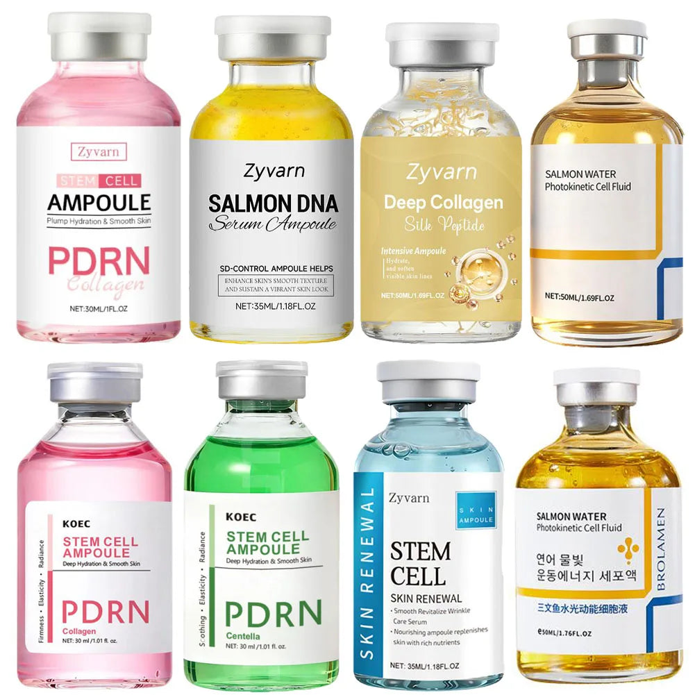 PDRN Salmon Dna Ampoule Rejuvenation Essence Nourishing Repair Smooth Shrink Pore Moisturizing Lotion Skin Hydration Fiming