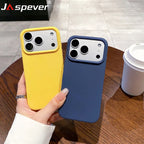 Luxury Candy Color Silicone Soft Case For iPhone 17 Air 16 16E 15 14 Pro Max Plus Matte Thin TPU Cover For iPhone17ProMax 17Pro