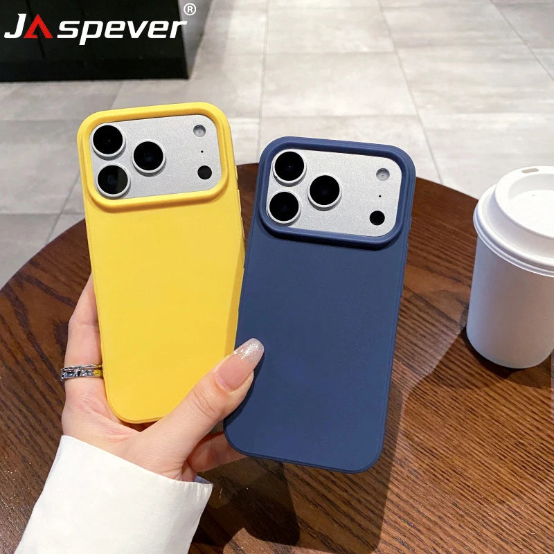 Luxury Candy Color Silicone Soft Case For iPhone 17 Air 16 16E 15 14 Pro Max Plus Matte Thin TPU Cover For iPhone17ProMax 17Pro