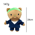 Multiple Styles Cute Cat Eminem XXXTentacion Frank Ocean Plush Toy Doll with Clothes Stuffed Soft Plush Toys Fans Collect Gift