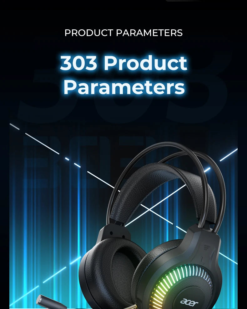 RGB Cool Lighting Wired Earphones Low Latency Headphones with Mic Breathable Comfortable Earbuds Surround Sound Effects for Game