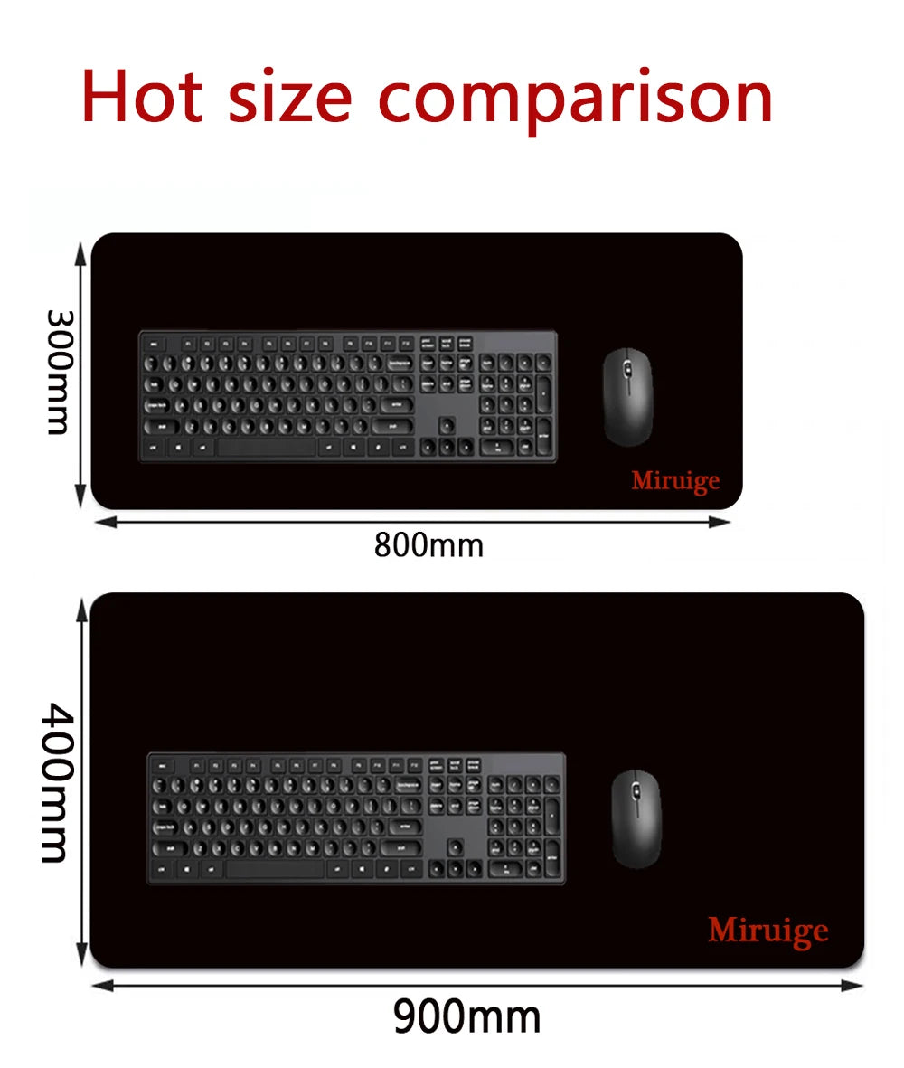 White Mousepad Art Mats 3 Mm Slipmat 900x400 Mouse Pad Xl Original Deskmat Home Office Carpet Substrate on The Table for Pc