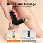 Mini Massage Gun with 4 Replaceable Massage Head Powerful Muscle Massager for Relaxation Deep Tissue Percussion Massage Machine