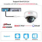 4K Video Surveillance Camera POE Doms Dome IP Onvif Audio 48V POE/DC 12V 4MP/5MP/8MP Night Vision CCTV Security Camera For NVR