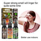 30ml Poop Spray Creative Liquid Fart Gag Prank Joke Spray Funny Toy Non-Toxic Stink Bombs Extra Strong Smelly Stinky Gas Spray