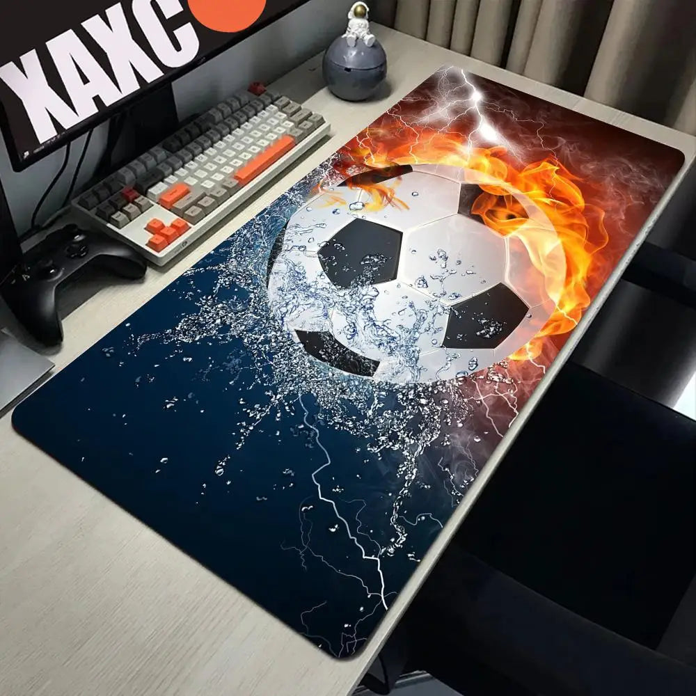 Soccer Football Large Gaming Mouse Pad HYBXAXC Mousepad Gamer Laptop Mouse Mat Office Mausepad XXL Carpet Keyboard Mat Desk Pad