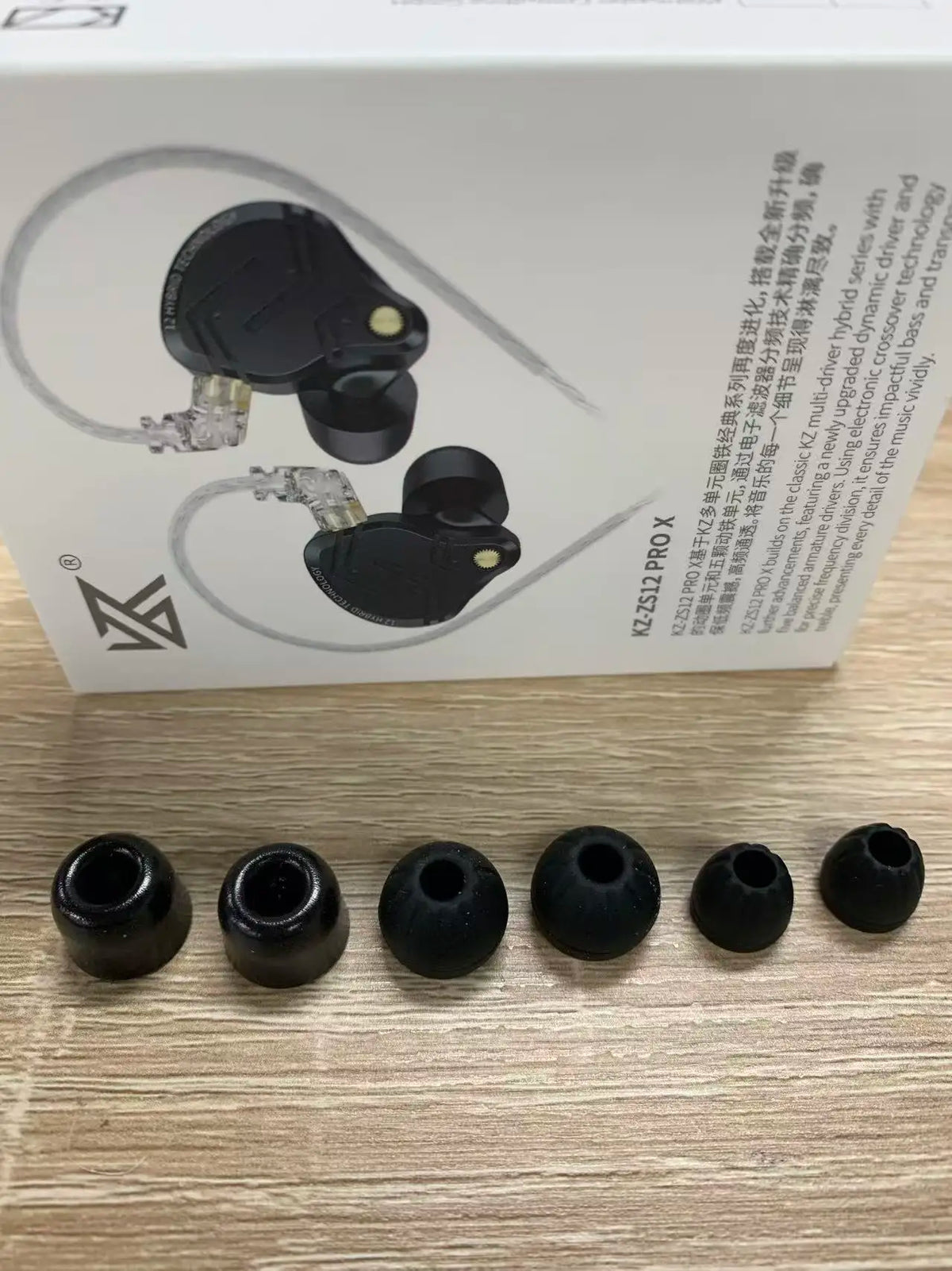 KZ ZS12 Pro X Metal Hybrid Earphones with Adjustable Bass Tuning