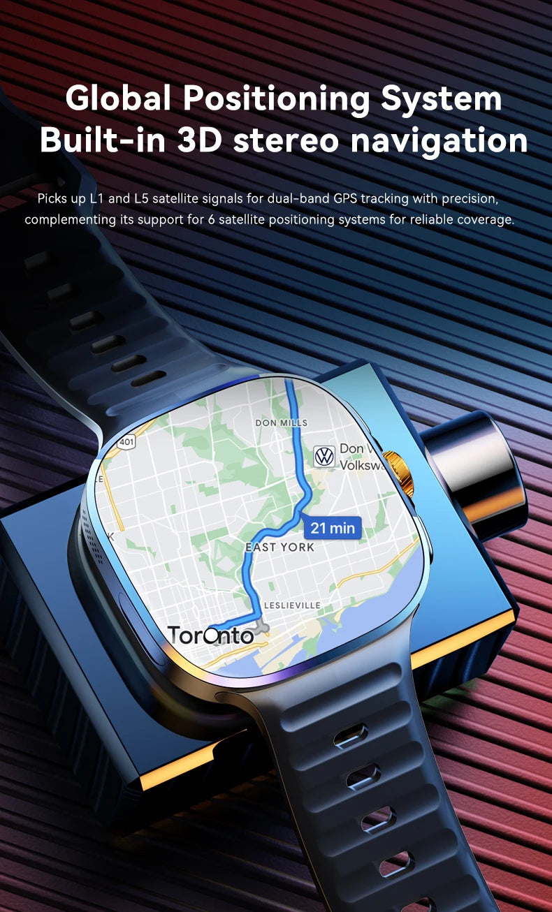 M99 Mini New Package 2.29inch Amoled Smartwatch 5G LTE Android Smart Watch With Rotary Camera GPS WIFI Sim Card Slot 2100Mah