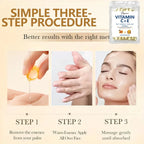 0.34g*50 Capsules of Vitamin C + Vitamin E Facial Care Essence Oil, Moisturizing, Hydrating, Non-Greasy, Say Goodbye to Dry and Rough Skin