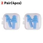 25/1Pair Ear Plugs Sleeping Noise Cancelling Reusable Silicone Sound Block Earplugs Summer Waterproof Swimming Ear Plug With Box