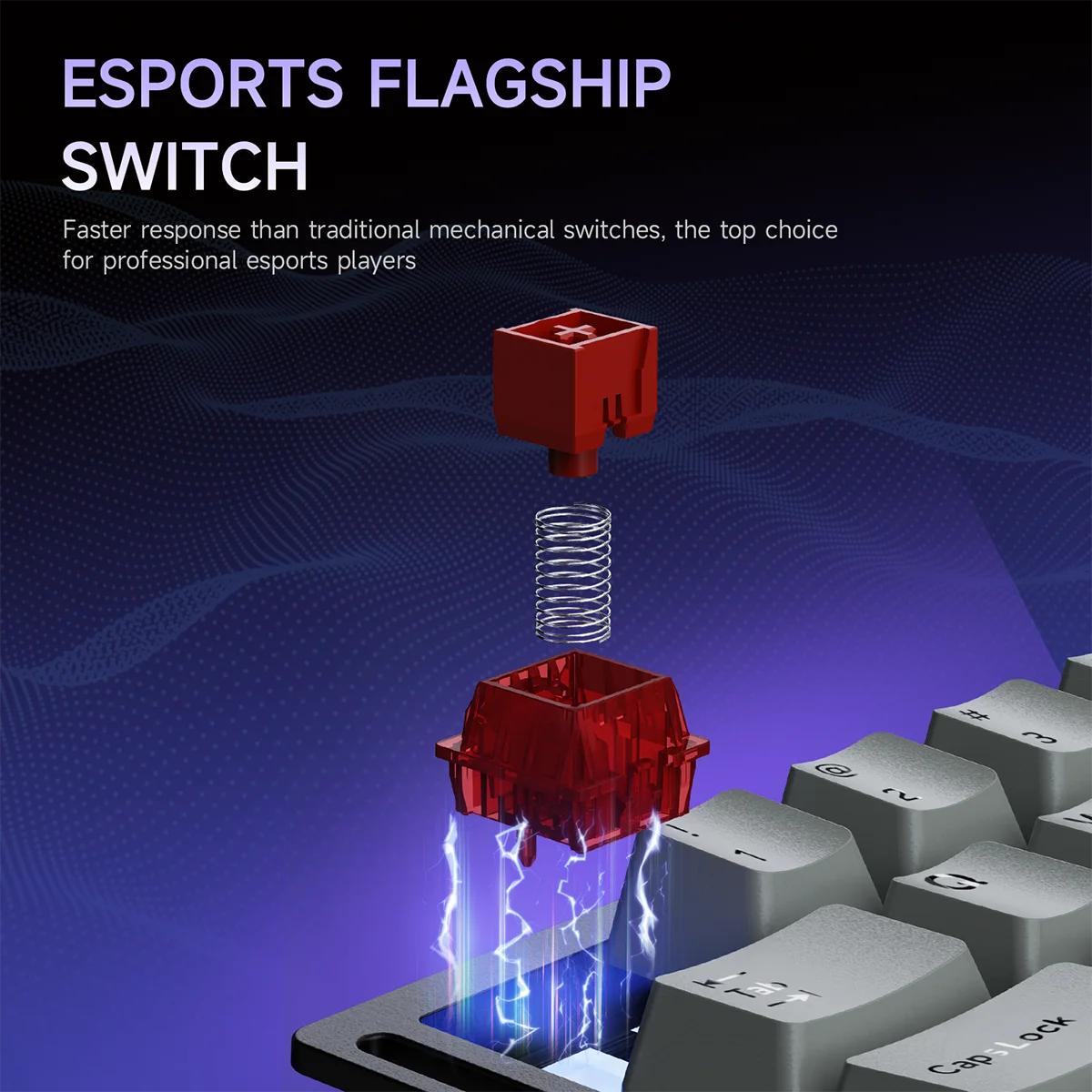 AJAZZ AK029 Wired One-Handed Gaming Keyboard HE Magnetic Switch 29 Key RGB 8000Hz Mini Mechanical Keyboard for E-sports PC Gamer