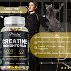 Creatine Monohydrate Capsule - Enhance Muscle Strength, Relieve Fatigue, Promote Energy Production, and Improve Performance